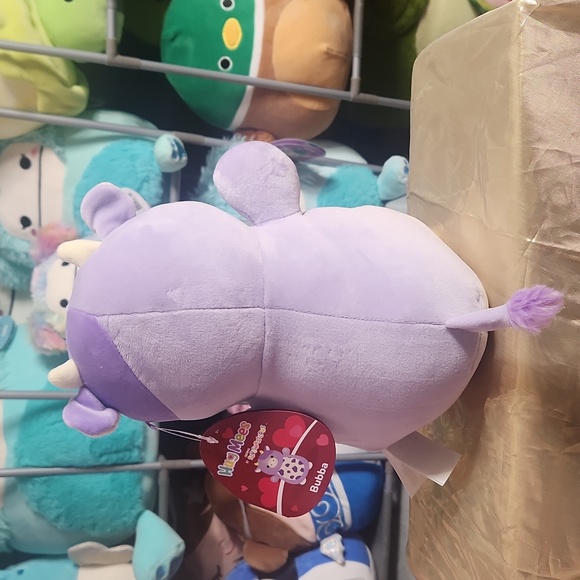 Squishm Purple Cow HugMees Valentines 2024 Squishmallows size 10" heart nose - Picture 3 of 3